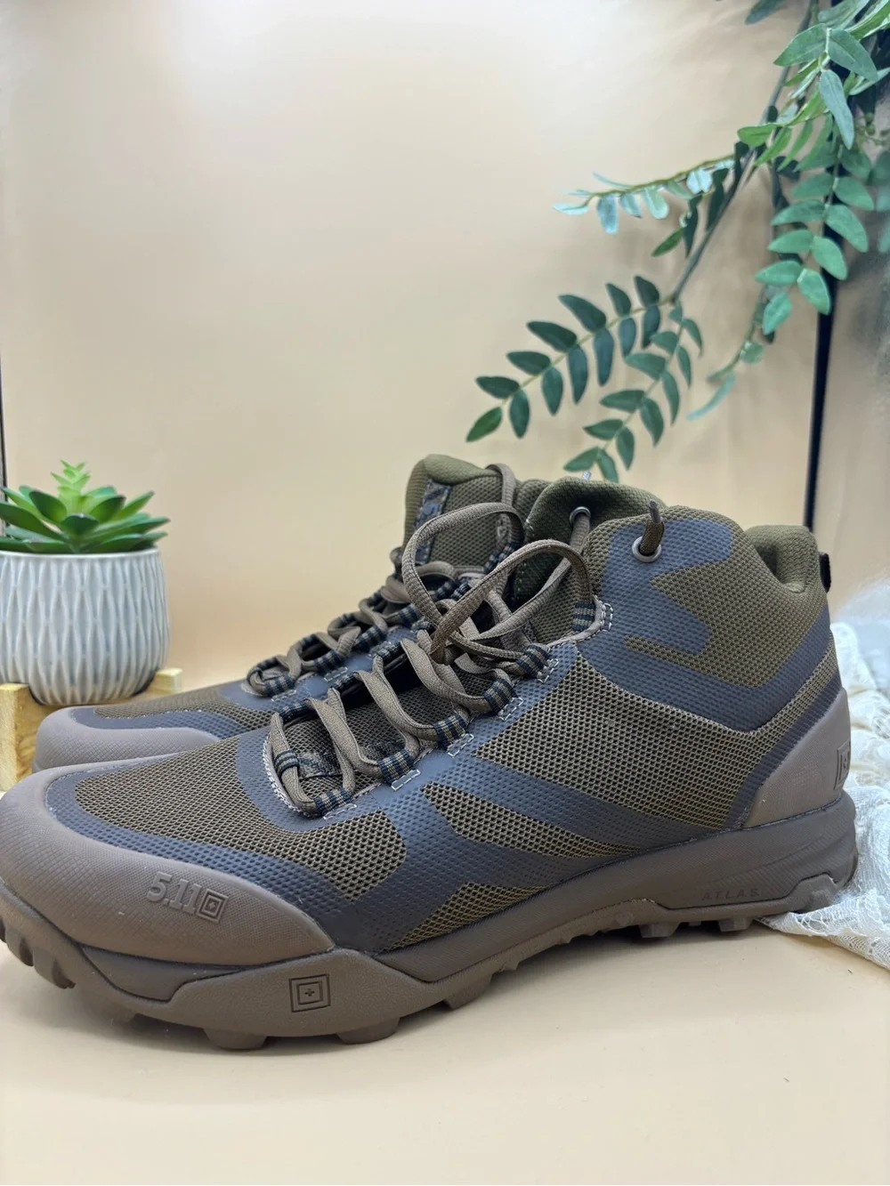 5.11 Tactical Men's Tactical Boots in Olive/Gray